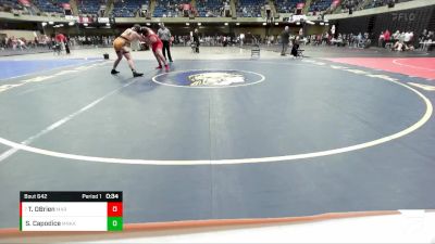 215 lbs Quarterfinal - Tommy OBrien, Marist vs Santino Capodice, Minooka