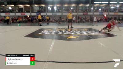 89-99 lbs Cons. Round 2 - Korbin Kanallakan, Edwardsville vs Christopher Moore, Olympus Wrestling