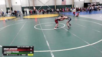 105 lbs Champ. Round 1 - Cameron Meisner, Wray Eagles vs Brody Springer, McCook Wrestling Club