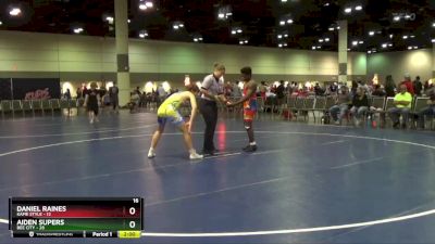 152 lbs Round 2 (16 Team) - Aiden Supers, BEE City vs Daniel Raines, Kame Style