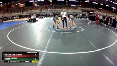 190 lbs Quarterfinal - Brianice Silguero, Immokalee vs Kiona Upegui, Buchholz