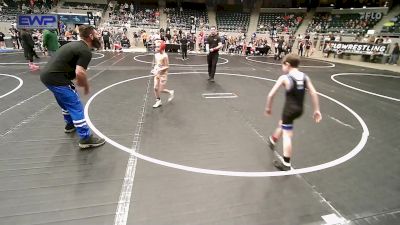 61 lbs Consi Of 4 - Andrew Moore, Checotah Matcats vs Braxton Bishop, Pryor Tigers