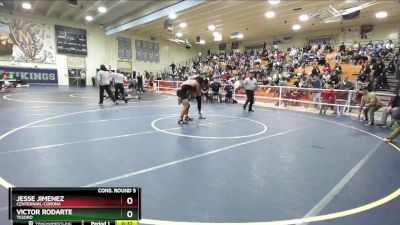 160 lbs Cons. Round 5 - Jesse Jimenez, Centennial-Corona vs Victor Rodarte, Tesoro