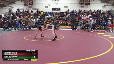 144 lbs Cons. Round 1 - Joey Iamunno, Green Farms Academy vs Bryce Kohler, St Paris Graham