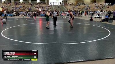 145 lbs Semifinal - Kizer Meek, Halls Wrestling vs Quinn Campbell, Irish Pride Wrestling Academy