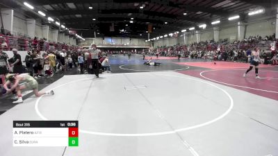 106 lbs Consi Of 4 - Ayden Platero, Aztec YW vs Cash Silva, Durango WC