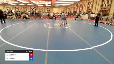 145 lbs Semifinal - Jackson Butler, Pa vs August Hibler, Nj