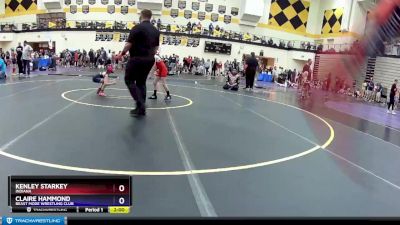 60 lbs Round 1 - Kenley Starkey, Indiana vs Claire Hammond, Beast Mode Wrestling Club