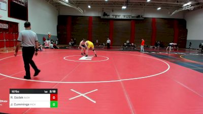 197 lbs Consolation - Riley Godek, Bucknell vs Jack Cummings, Michigan