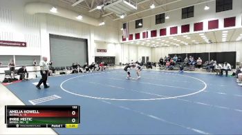 132 lbs Quarterfinals (8 Team) - Imrie Mistic, Bemidji, MN vs Amelia Howell, Batavia, IL