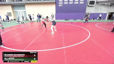 175 lbs Cons. Round 3 - Eli Larson, Alber Athletics Wrestling Club vs De`Andre Richardson, Carrollton Thunder Wrestling