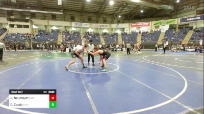 285 lbs 5th Place - Riley Neumayer, Eaglecrest WC vs Owen Coody, Stevens HS