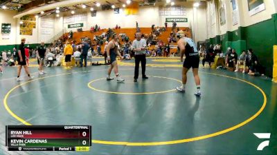 220 lbs Quarterfinal - Ryan Hill, Los Osos vs Kevin Cardenas, Villa Park