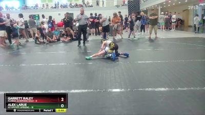 64 lbs Round 9 (10 Team) - Garrett Raley, Florida Scorpions Gold vs Alex Larue, U2 Upstate Uprising