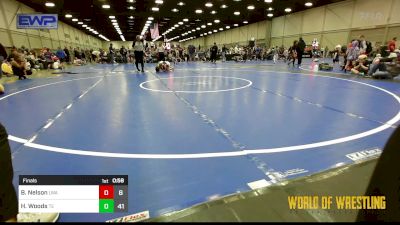 70 lbs Final - Boston Nelson, LWA 9U vs Heavyn Woods, Takedown Elite 9u