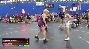 90 lbs Round 5 (6 Team) - Harrison Murdock, POWA vs Rush Jennett, Team Iowa Red