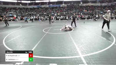 72 lbs Quarterfinal - Peyton Kirkpatrick, East Kansas Eagles vs Brayden Jackson, Southern Illinois Bulldog WC