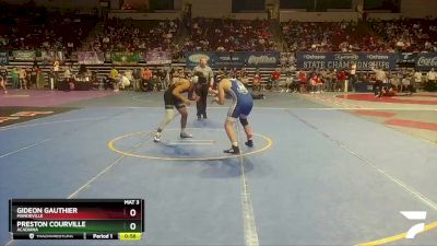 D 1 165 lbs Cons. Round 3 - Gideon Gauthier, Mandeville vs Preston Courville, Acadiana