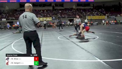 157 lbs Quarterfinal - Max Wise, Stony Brook vs Mitchell Helgert, Washington State