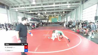 106 kg Rr Rnd 1 - Kash Shayegh, Swamp Monster vs Thomas Zubia, Peterson Grapplers