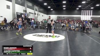 60 lbs Quarterfinals (8 Team) - Ryker Johnson, Gotcha National vs Karsten Castetter, Legacy Blue