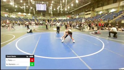 109 lbs Consolation - Irini Poka, Rapid City Cobblers vs Nevaeh Romero, Llwc