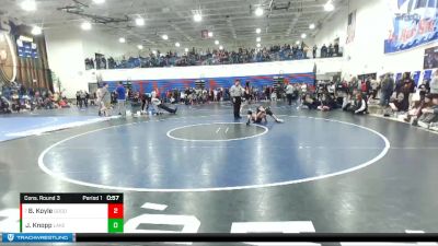 106 lbs Cons. Round 3 - Blake Koyle, Gooding vs Jaren Knopp, Lakeland