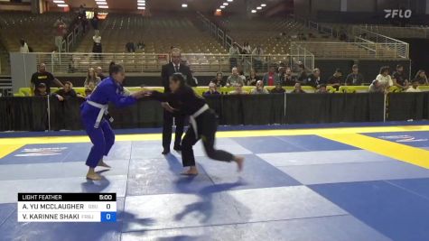 VEYDA KARINNE SHAKIBI vs ALLISON YU MCCLAUGHERTY 2024 Pan Jiu Jitsu IBJJF Championship