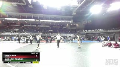 195 lbs Quarterfinal - Kainoa Acia, Del Oro vs Akhilleus Ornelas, El Capitan