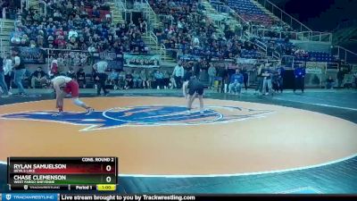 106 lbs Cons. Round 2 - Rylan Samuelson, Devils Lake vs Chase Clemenson, West Fargo Sheyenne