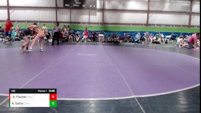 145 lbs Cons. Semi - Aliah Fischer, MNStorm vs Amelia Soltis, Sarbacker Wrestling Academy