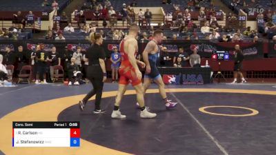 87 lbs Cons. Semi - Terrence Zaleski, Marines vs Zachary Braunagel, Illinois Regional Training Center/Illini WC