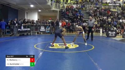 113 lbs Semifinal - Kurt McHenry, St. Paul's-MD vs Kyle Burkholder, Hempfield