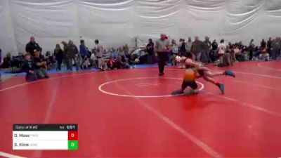 98 lbs Consi Of 8 #2 - Owen Moss, Presto vs Sam Kline, Jonestown