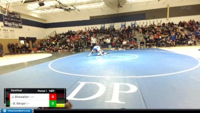 138 lbs Semifinal - Brock Berger, Deer Park vs Joe Showalter, Cheney