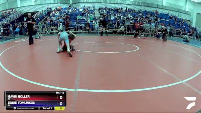 77 lbs Quarterfinal - Gavin Boller, MI vs Eddie Tomlinson, IN