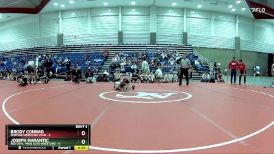 80 lbs Round 2 (6 Team) - Brody Conrad, Portage Wrestling Club vs Joseph Narantic, Red Devil Pride Elite Wrestling