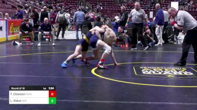 114 lbs Round Of 16 - Travis Clawson, Penn Manor vs Landon Sidun, Norwin