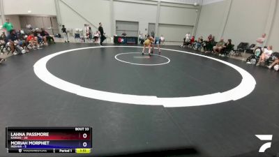 105 lbs Round 7 (10 Team) - Lahna Passmore, Kansas vs Moriah Morphet, Indiana