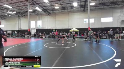 100-105 lbs Round 1 - Lillian Raghoo, Canyon Spring High School vs Abigail Alvarado, Legacy Wrestling Center