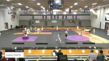 Langham Creek HS at 2021 TCGC Color Guard Area Finale - North