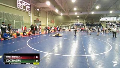 175 lbs Semifinal - Brady Roberts, Evanston Elite Wrestling vs Wyatt Hanssen, Wasatch Wrestling Club