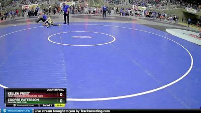 74 lbs Quarterfinal - Cooper Patterson, Cascade Mat Club vs Kellen Frost, Team Aggression Wrestling Club