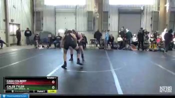 210 lbs Round 1 (6 Team) - Caleb Tyler, Junior Terps Xpress vs Cash Colbert, Diamond Fish