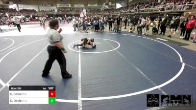 66 lbs Rr Rnd 1 - Brody Gabel, Pikes Peak Warriors vs Deshawn Doyle, Steel City Reloaded WC