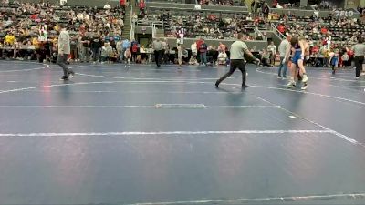 100 lbs Champ. Round 2 - Joshua Gray, SBL Warriors vs Camden Welch, MWC Wrestling Academy