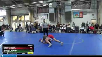 84 lbs Round 5 (6 Team) - Keegan Bassett, Dynasty Death Row vs Shamus Reagan, PA Alliance Black