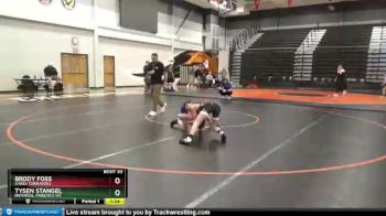 14U-2 lbs Round 2 - Brody Foss, Oakes Tornadoes vs Tysen Stangel, Immortal Athletics WC