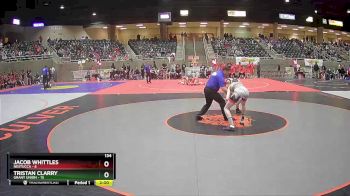 134 lbs Round 2 (4 Team) - Tristan Clarry, Grant Union vs Jacob Whittles, Nestucca