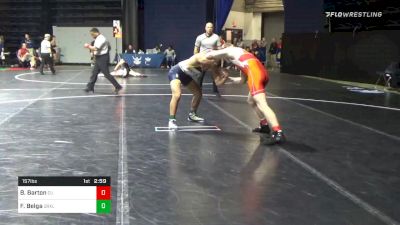 157 lbs Prelims - Ben Barton, Campbell vs Felix Belga, Drexel